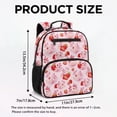 thumbnail image 7 of HUIACONG 13.5 Inch Cute Strawberry Axolotl Kids School Backpack Water Resistant Adjustable Breathable Padded Straps Multi Pocket Lightweight Large Capacity Bookbag for Preschool Elementary, 7 of 7