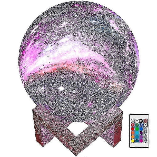 Moon Lamp Galaxy Lamp, 5.9 Inch 16 Colors Led 3d Moon Light, Remote & Touch Control Moon Night Light For Girls Boys
