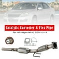 thumbnail image 3 of Catalytic Converter & Flex Pipe For Volkswagen Jetta 2.5L 2005 2006 2007-2014, 3 of 18