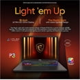 thumbnail image 6 of MSI Raider 18 HX Gaming Laptop, Intel Ultra 9-285HX, 64 GB DDR5 RAM, 1 TB PCIe SSD, 18" QHD+ (2560x1600) 240Hz Display, Nvidia G-Force RTX 5070Ti, RGB Backlit Keyboard, W11 Pro, Black+Traix Mousepad, 6 of 9
