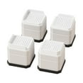 thumbnail image 3 of 4pcs Furniture Risers Bed Lifters Desk Leg Risers Heavy Duty Anti Slip for Washers Fridges Sofas Beds, 3 of 9