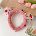 thumbnail image 4 of Cute 3D Cartoon Cookie Headband Makeup Hair Hoop Fuzzy Furry Plush Hairband Hair Accessories Photo Props for Women Girls, 4 of 8