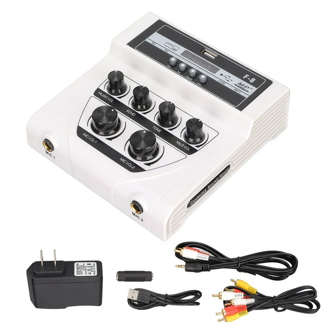 Mini mezclador estéreo, mini mezclador de sonido BT, mezclador estéreo doméstico, amplificador de micrófono, funcionamiento suave