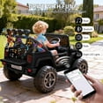 thumbnail image 2 of 24V Kids Ride on Car Battery Powered Motorized Electric Car,3 Speeds, Led Lights, Bluetooth, Ride on Car Toy for Kids Ages 3-8, 2 of 8