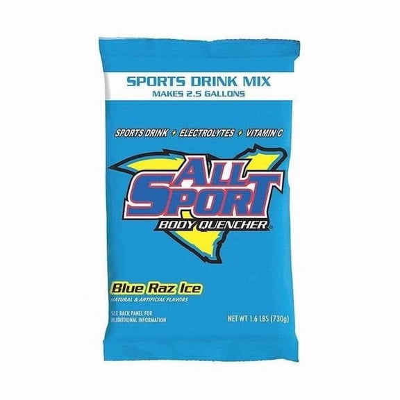 All Sport Sports Drink Mix,Blue Raz Flavor 10125067