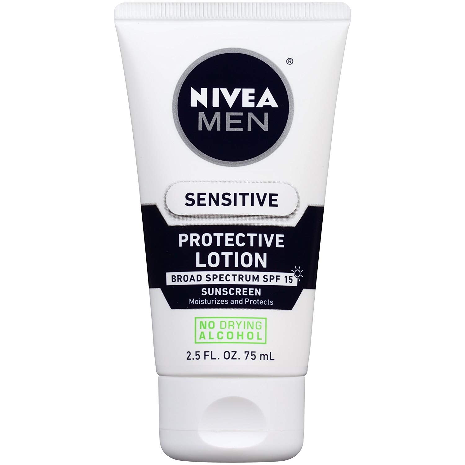 Nivea Men Protective Sunscreen Lotion Broad Spectrum SPF 15, 2.5oz, 3-Pack