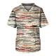 thumbnail image 1 of Men's Short Sleeve V Neck Small Animals Print Chest Pocket Carer Top M, 1 of 3