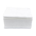 thumbnail image 2 of 100pcs Thin Cotton Pads in Plastic Box Packing for Cosmetic Nail Polish and Makeup Remover Pads White Single Layer 6x7cm, 2 of 4
