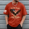 thumbnail image 2 of July 4th Shirts for Men Patriotic Girl American Flag Heart 4th July Red White Blue T-Shirt (Red,M), 2 of 5