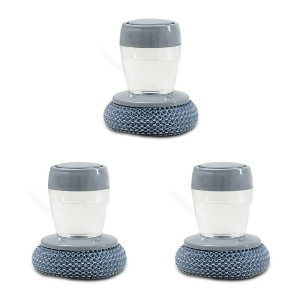 Yuarrent Suministros de limpieza Utensilios de cocina Líquido de Presione hacia fuera Material de PET Dispensador de jabón Cepillo de palma para Type1 NO1 Yuarrent CBP192244