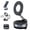Black, variant on Nano Gel Vacuum Lock Phone Holder, Magnetic Phone Holder For Car Dashboard, 360° Adjustable Vacuum Suction Phone Mount with 2800gf Strong Magnetic Hold, Swivel Lock Cell Phone Holder