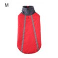 thumbnail image 3 of Chaqueta reflectante para mascotas al aire libre para ropa de animales pequeños, medianos y grandes, a prueba de viento, para invierno, senderismo, Camping, mono, traje rojo M tholdsy PT000585-07, 3 of 7