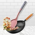 thumbnail image 2 of JWDX Spatula, Kitchen Utensils Set Clearance, Kitchen Silicone Spatula Color Silicone Spatula Non Stick Pot Food Grade High Temperature Cooking Stir Fry Shovel Kitchen Supplies Pink, 2 of 4