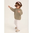 thumbnail image 5 of GYRATEDREAM Newborn Infant Baby Girl Knit Sweater Crewneck Long Sleeve Pullover Top Sweatshirt Toddler Fall Winter Clothes, 5 of 9