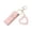 Pink, variant on Cosmetic Portable Lip Gloss Organizer with Heart Pendant Travel Keychain Lipstick Holder for Quick Cosmetic Storage