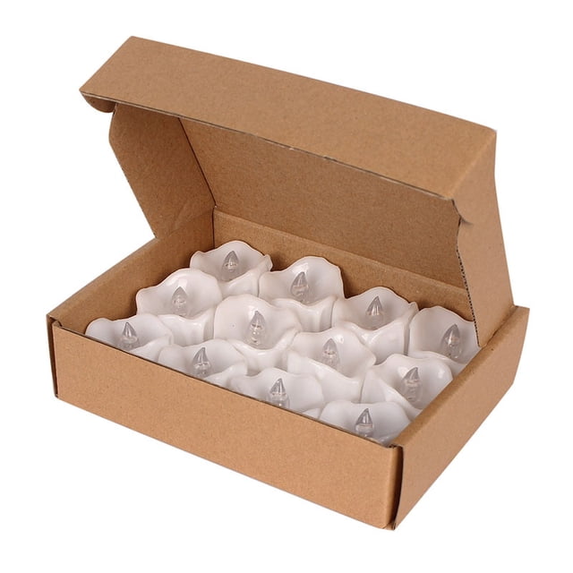 12 Pcs Bougies Lumineuses Sans Flamme Télécommande à Piles