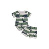 Bebiullo Newborn Baby Boys Clothes Dinosaur Short Sleeve Romper + Shorts Summer 2pcs Outfits Set