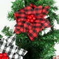 thumbnail image 4 of ZPAQI 5PCS Christmas Flower Cloth Home Tree Hanging Ornament Flower Pendant Decor, 4 of 9