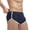 Dark Blue, variant on Men's Mesh Booty Shorts 3 Inch Lightweight Quick Dry Athletic Sportswear Workout Retro Running Gym Shorts Big and Tall Size M-3XL