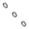 thumbnail image 3 of Guardoinrt Exquisite Inlaid Ring Durable Alloy With Shimmering Diamonds For Luxurious Feel silver 2 rows 3Set, 3 of 6