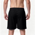 thumbnail image 7 of Fabrcox Mesh Basketball Shorts Men Quick Dry Mens Casual Shorts Lightweight Elastic Waist Summer Outdoor Sports Mens Gym Shorts with Pockets Black M, 7 of 7