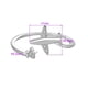 thumbnail image 2 of Anillo De Avión De Estrella, Anillo De Dedo De Apertura Ajustable A La Moda, Regalo De San Valentín Inevent AP005479-00, 2 of 6