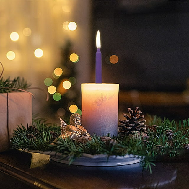 10pcs Multi Colour Long Pole Wax Emergency General Lighting Candles Wedding Banquet Party Decoration Candles