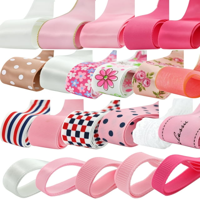 Cintas Variantes perfecl 22 Unids de Chatarra multicolores Cinta de Grosgrain