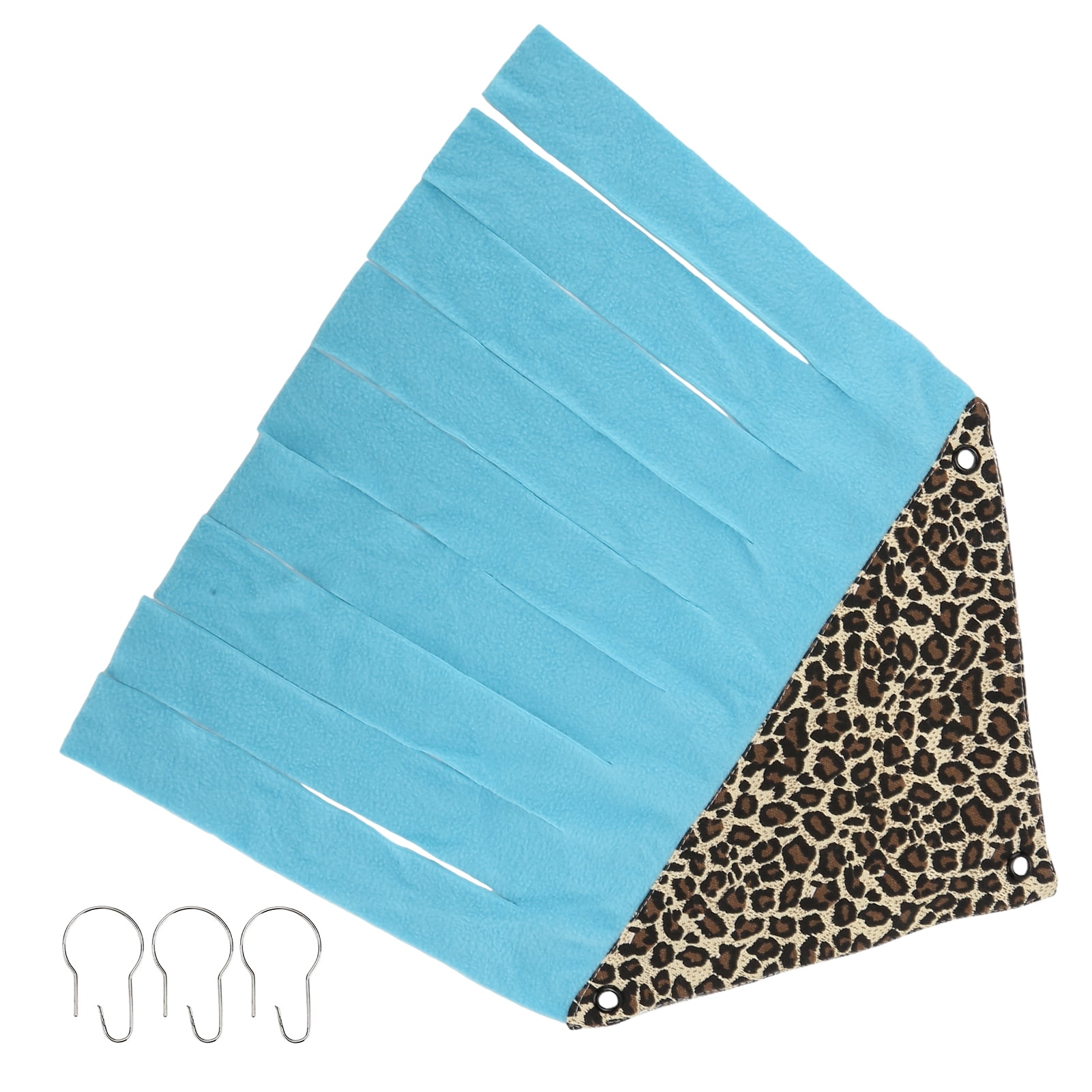 Xirurus Small Animal Corner Hideout Canvas Flannel Tent for Hamsters Ferrets Chinchillas Leopard