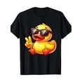 thumbnail image 2 of [Camiseta retro de pato amarillo] Divertida camiseta retro de pato de goma amarillo de los años 70 y 80 - Hombre (220 g), 2 of 7
