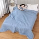 thumbnail image 1 of Manta, manta para sofá, sábana lavada de verano, fresca, para cama doble, lavable, apta para verano, tela agradable, apta para dormir desnudo, edredón de algodón lavado., 1 of 6