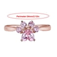 thumbnail image 1 of Anillos de piedra de nacimiento personalizados Zirconia cúbica para amantes de los cachorros Gatos Estampados de animales Wmkox8yii  fajkfhkj1174, 1 of 3