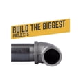 thumbnail image 2 of Codo de tubo exterior LDR Industries 2" negro 90°, 2 of 7