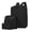 Black, variant on ESULOMP Fashion Three-piece Backpack Backpack Male Business Usb Charging Laptop Bag High-capacity Students Bag