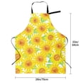 thumbnail image 2 of Kdxio Sunflowers2 Apron with Pockets Adjustable Kitchen Aprons for Men Women Waterproof Aprons for Cooking,Drawing,Crafting, Baking Household Cleaning, 2 of 5