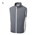 thumbnail image 4 of Advancent Chaleco refrescante, ropa eficaz para prevenir el golpe de calor, ropa de aire acondicionado, refrigeración de verano Ropa Deportiva, Zapatos Gris oscuro l, 4 of 6