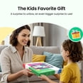 thumbnail image 2 of Tablette pour Enfants 2025, Tablette Android 15 de 10,1 Po pour Enfants, Stockage 8+64 Go (Extension 1 To), Octa-Core, Wi‐Fi 6, Éducative Préinstallée, 2 of 8