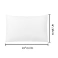 thumbnail image 6 of REGALWOVEN Soft Microfiber Pillowcases Set of 2 Pillowcases Non-Standard White 14"x20", 6 of 7
