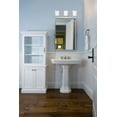 thumbnail image 4 of Canarm IVL472A03BN Ltd Hartley 3 Light Vanity, Brushed Nickel with Flat Opal Glass, 4 of 8
