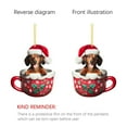 thumbnail image 4 of Binwennn Rocking Ornament 2D Christmas Pendant Decoration Christmas Tree Double Printed Acrylic Flat Pendant Decoration Interesting Decoration For Christmas E, 4 of 5