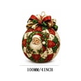 thumbnail image 3 of CSSAD Christmas Ornament - 3D Fabric Poke Christmas Ball DIY Kit, Christmas Balls Craft Kit for Adults, Poke Art for Adults, Beginner-Friendly No-Sew Craft, 3D Texture, 4", 3 of 6