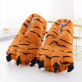thumbnail image 1 of Conjunto de pijama de tigre de una pieza para adultos, mono de franela, Cosplay de animales de dibujos animados, disfraz de Halloween, ropa de dormir, ropa de casa de Navidad, 1 of 4