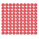 thumbnail image 2 of 100 anillos para patas de identificación de palomas de 0.315 in, bandas para patas de aves de corral, sin palabras, suministros para palomas, color rojo, 2 of 5