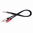 thumbnail image 6 of RCA Male To Bare Wire Open End Pigtail RCA Cable for Amplifier Auditory Video Device Repairs Speaker Wire 30cm, 6 of 11