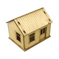 thumbnail image 4 of Wooden Model Kits 1/72 European Building Model Kits Ornaments Architecture Scene Miniature House Model for Accessory Layout B, 4 of 8
