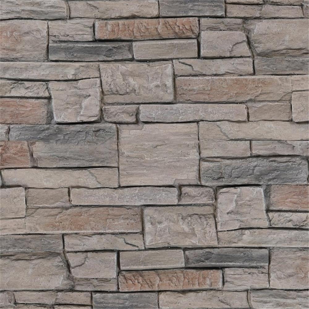LIVILAND 48" Magnesium Oxide Freestanding Electric Fireplace - Brown