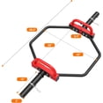 thumbnail image 2 of Hex Trap Bar 2-Inch  Weightlifting Barbell for Squats Shrugs Push-Ups 400Lbs Capacity Home Gym Equipment, 2 of 7