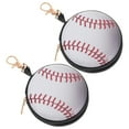 thumbnail image 4 of Miangastore 2pcs Tinplate Ball Pattern Coin Purse Keys Case Earphone Storage Box Mini Wallet, 4 of 9