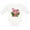 AA-White, variant on Inktastic Flamingo with Tropical Flowers Boys or Girls Long Sleeve Baby Bodysuit