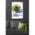 thumbnail image 4 of NFL Los Angeles Rams - Drip Helmet 20 Wall Poster, 22.375" x 34", 4 of 4
